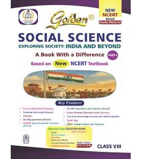 Golden Guide Social Science-Exploring Society: INDIA AND BEYOND for Class 8 | NEP2020