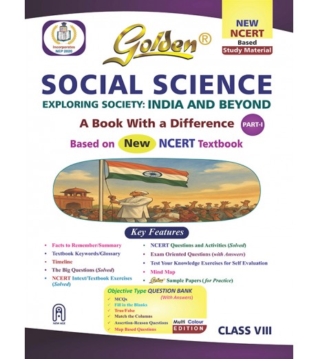 Golden Guide Social Science-Exploring Society: INDIA AND BEYOND for Class 8 | NEP2020