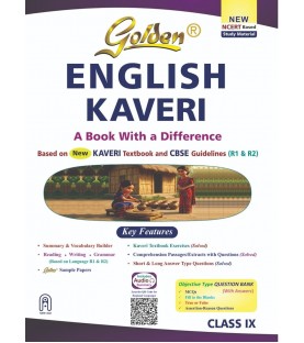 Golden English Kaveri  New NCERT Guide for Class-9 | For 2027 CBSE Exams