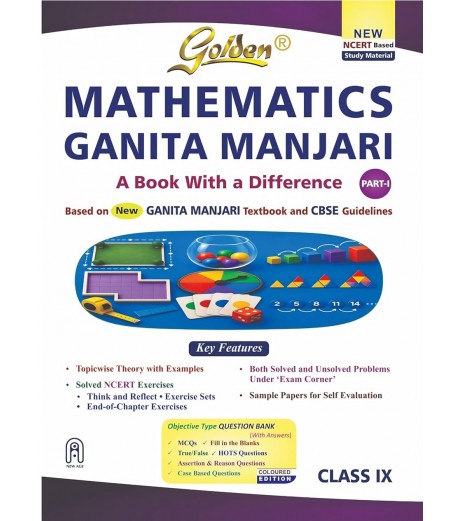 Golden Guide Mathematics Ganita Manjari Class 9  Part-I | NEP 2020