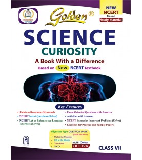 Golden Guide Science CURIOSITY for Class  7 book | NEP2020