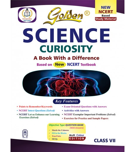 Golden Guide Science CURIOSITY for Class  7 book | NEP2020