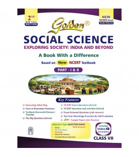 Golden Guide Social Science Part -I and Part -II   for Class 7 | NEP2020