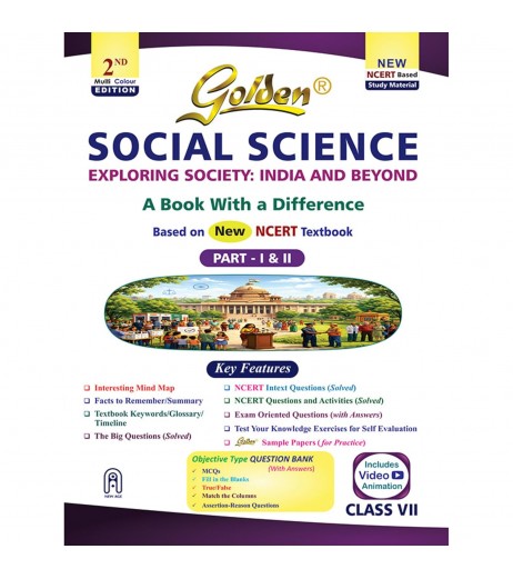 Golden Guide Social Science Part -I and Part -II   for Class 7 | NEP2020