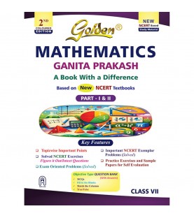 Golden Guide Mathematics Ganita Prakash Class- 7 Part-II And Part-II | NEP 2020