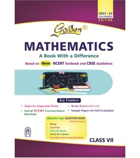 Golden Guide Mathematics With Sample Papers A Book with a Difference for Class- 7