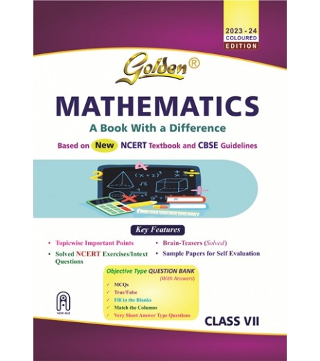 Golden Guide Mathematics With Sample Papers A Book with a Difference for Class- 7