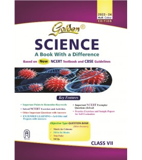 Golden Guide Science With Sample Papers A Book with a Difference Class  7