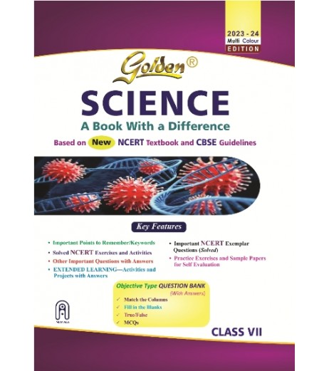 Golden Guide Science With Sample Papers A Book with a Difference Class  7