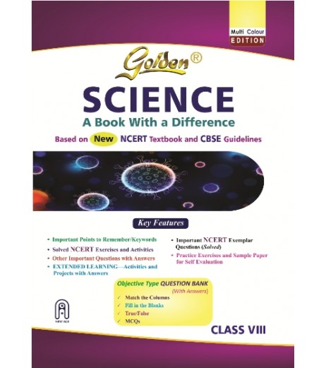 Golden Guide Science :With Sample Papers A book with a Difference for Class8