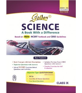 Golden Guide Science: With Sample Papers- A book with Difference Class 9