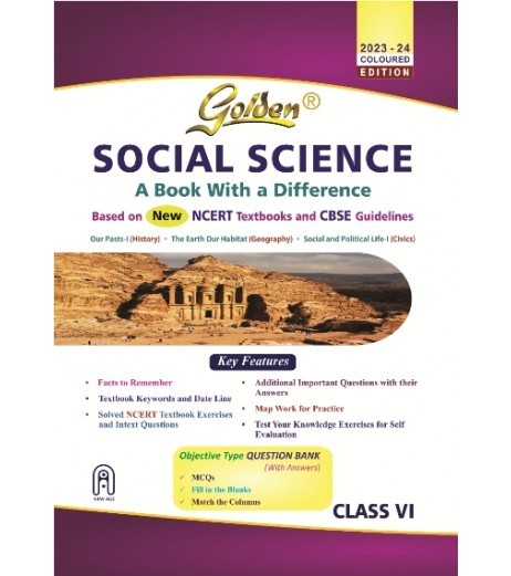 Golden Social Science : (With Sample Paper) A Book With a Difference for Class- VI CBSE Class 6 - SchoolChamp.net