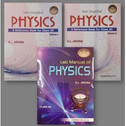 New Simplified Physics for CBSE Class 12 Set of 2 Books by