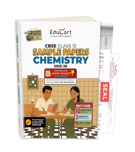 Educart CBSE Sample Paper Chemistry Class 12 | Latest Edition