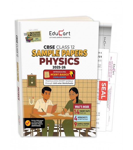 Educart CBSE Sample Paper Physics Class 12 | Latest Edition