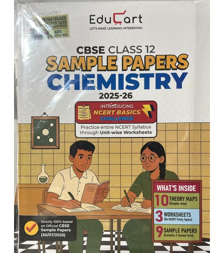 Educart CBSE Sample Paper Chemistry Class 12 | Latest Edition