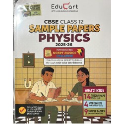 Educart CBSE Sample Paper Physics Class 12 | Latest Edition