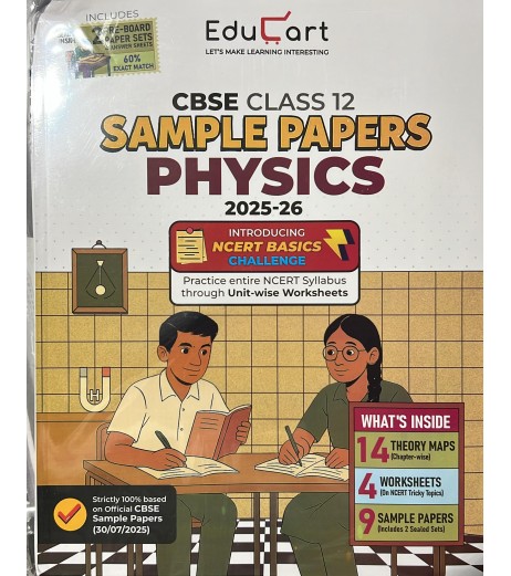 Educart CBSE Sample Paper Physics Class 12 | Latest Edition