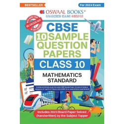 Oswaal CBSE Sample Question Papers Class 10 (Set of 4
