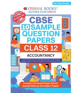 Oswaal CBSE Sample Question Papers Class 12 Accountancy | Latest Edition