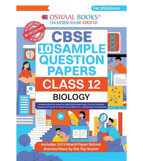 Oswaal CBSE Sample Question Papers Class 12 Biology | Latest Edition