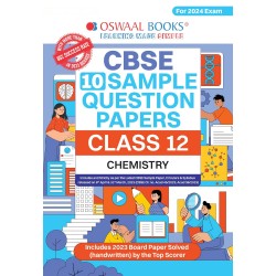 Oswaal CBSE Sample Question Papers Class 12 chemistry |