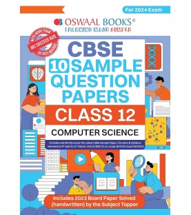 Oswaal CBSE Sample Question Papers Class 12 Computer Science | Latest Edition