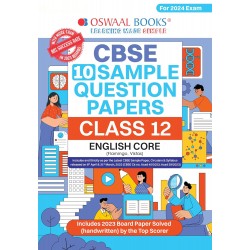 Oswaal CBSE Sample Question Papers Class 12 (Set of 4