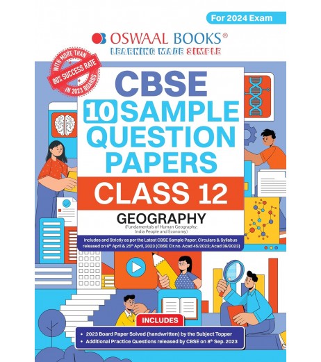 Oswaal CBSE Sample Question Papers Class 12 Geography | Latest Edition Oswaal CBSE Class 12 - SchoolChamp.net
