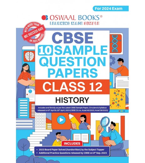 Oswaal CBSE Sample Question Papers Class 12 History | Latest Edition Oswaal CBSE Class 12 - SchoolChamp.net