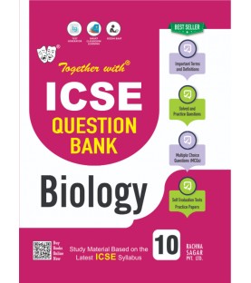 Together With ICSE Biology Question Bank for Class 10 | Latest edition
