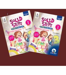 Solid Step Math Mind Teaser Book Part A and B for Class 5 | Latest Edition