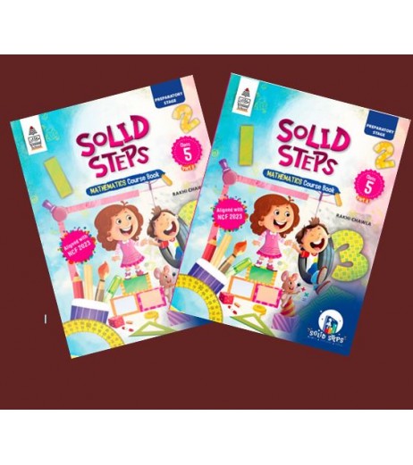 Solid Step Math Course Book Part A and B for Class 5 | Latest Edition