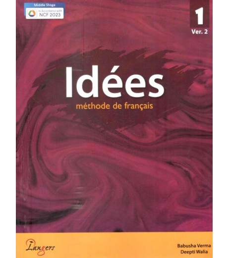 Langers Idees Methode de Francais French Textbook for Level 1 Class 6 | Latest Edition