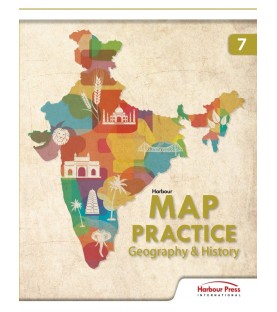 Harbour Press Map Practice Geography & History for Class 7 | Latest Edition