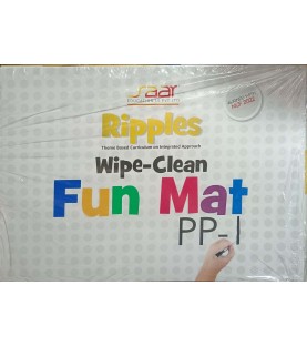 Ripples Book (PP1) Part 1 to Part 8 + Wipe – Clean Fun Mat book for Nursey 