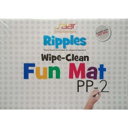 Ripples Book (PP2) Part 2 to Part 8 + Wipe – Clean Fun Mat book for Jr.Kg