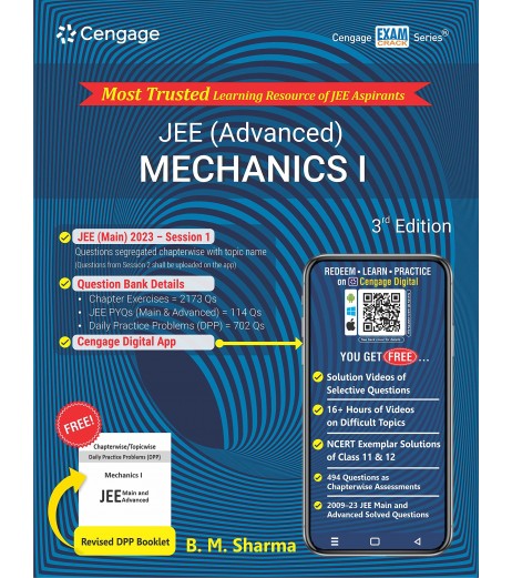 Cengage  JEE Advanced Mechanics-I by B. M. Sharma|  2023 Edition