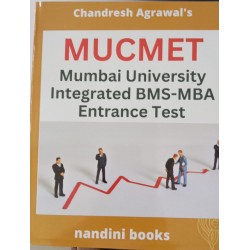 Chandresh Agrawal MUCMET-Mumbai University Integrated BMS-MBA Entrance Test books