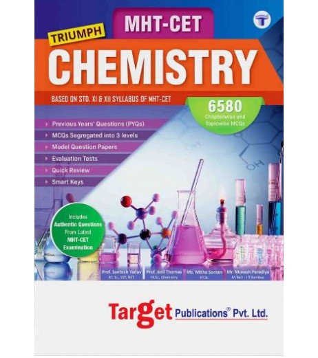 Target publication MHT-CET Triumph Chemistry Guide | Latest Edition