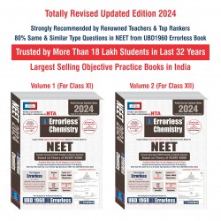 UBD Errorless Chemistry for NEET  Volume 1 and Volume 2|