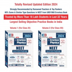 UBD Errorless Physics for NEET  Volume 1 and Volume 2|