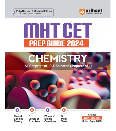 Arihant MHT-CET Engineering Entrances Prep Guide Chemistry 2024