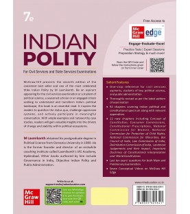 Indian Polity by M Laxmikanth For Civil Services and Other State Examinations | Latest Edition