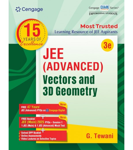 Cengage Vectors & 3D Geometry JEE Advanced 3rd Ed | SchoolChamp