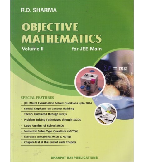 Objective Mathematics For JEE Main by R D Sharma  Set Of 2 Volume 