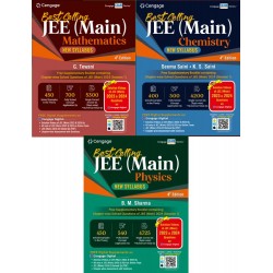 Cengage JEE Main -Physics Chemistry Mathematics - Set of 3