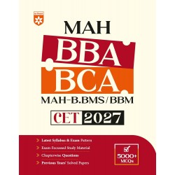 Arihant Maharashtra BBA/BCA (B.BMS/BBM) CET 2027 Guide  | Latest Edition