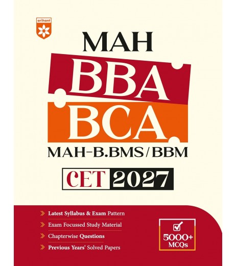 Arihant Guide for BBA BBS BBM Entrance Exam | Latest Edition Arihant Maharashtra BBA/BCA (B.BMS/BBM) CET 2027 Guide | Latest Edition