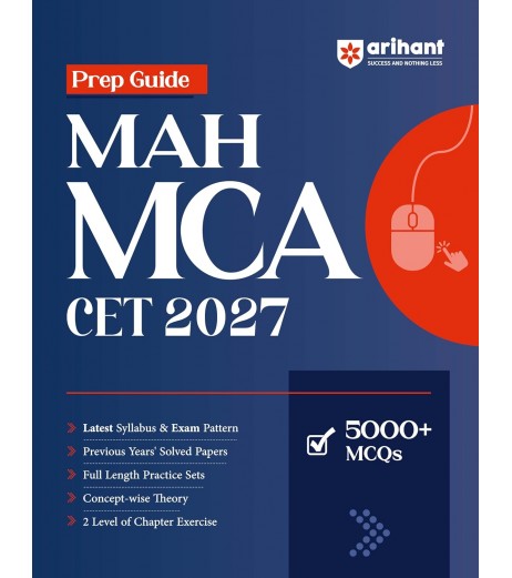 Arihant Prep Guide MAH MCA CET | latest Edition Prep Guide MAH MCA CET | latest Edition